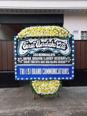 Papan Bunga Duka di Banjarmasin Timur